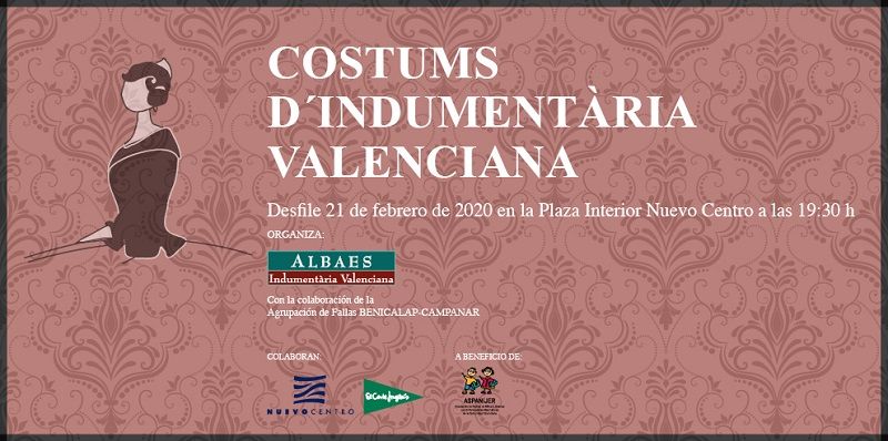 Paradă de îmbrăcăminte tradițională valenciană, vineri, 21 februarie, în Nuevo Centro Mall
