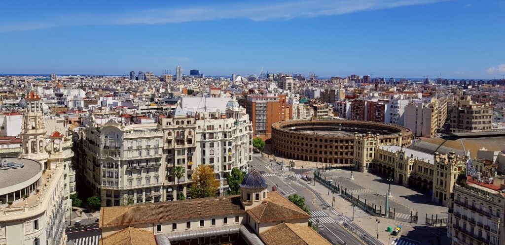 Clădirea de fier din Valencia, panoramă inedită asupra orașului