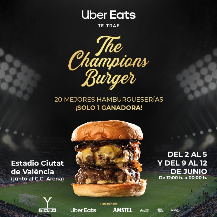 The Champions Burger – Cel mai bun burger din Spania se alege în Valencia!